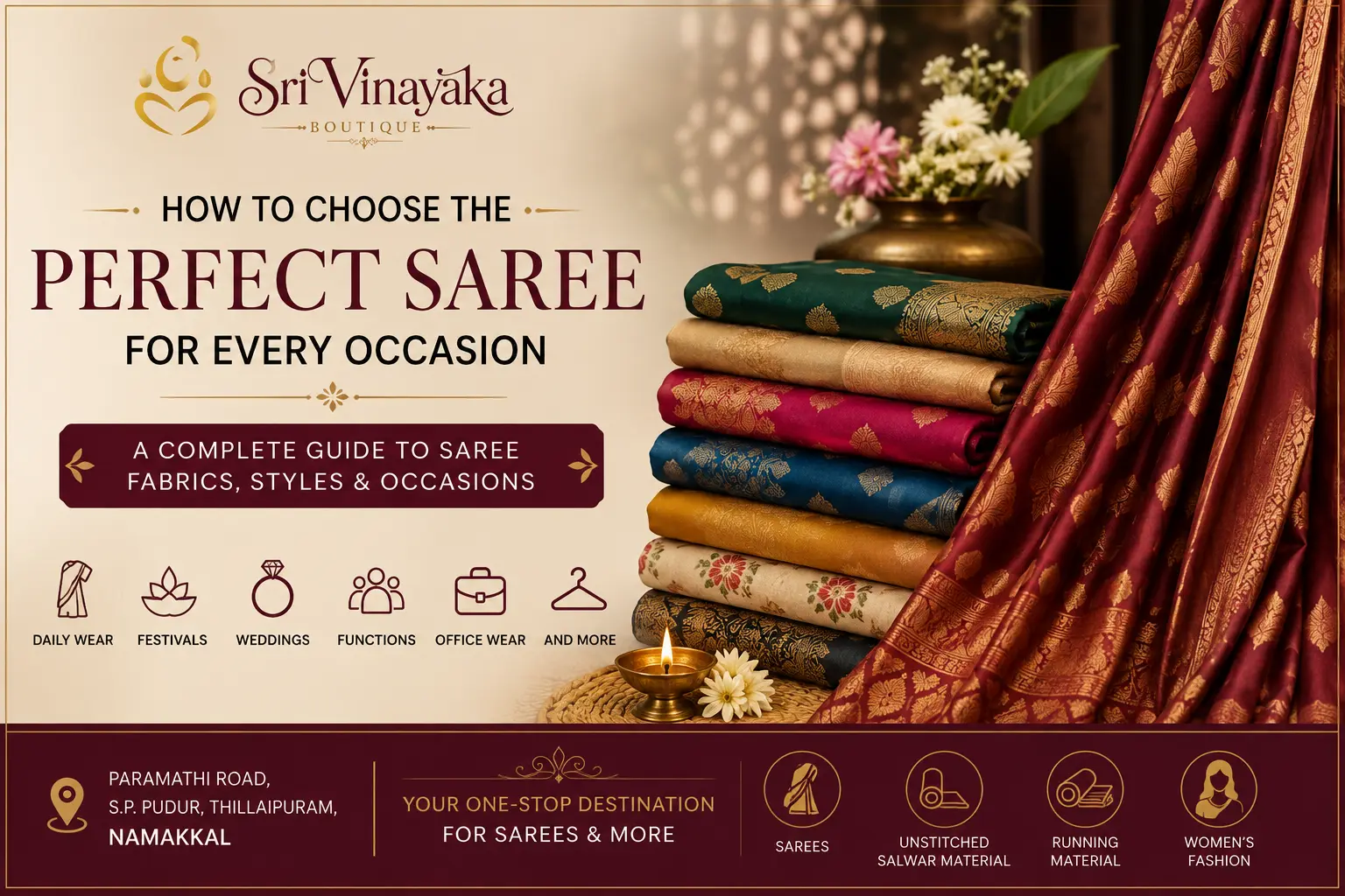 How to Choose the Perfect Saree for Every Occasion